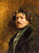 Eugene Delacroix Self Portrait _6 oil painting on canvas